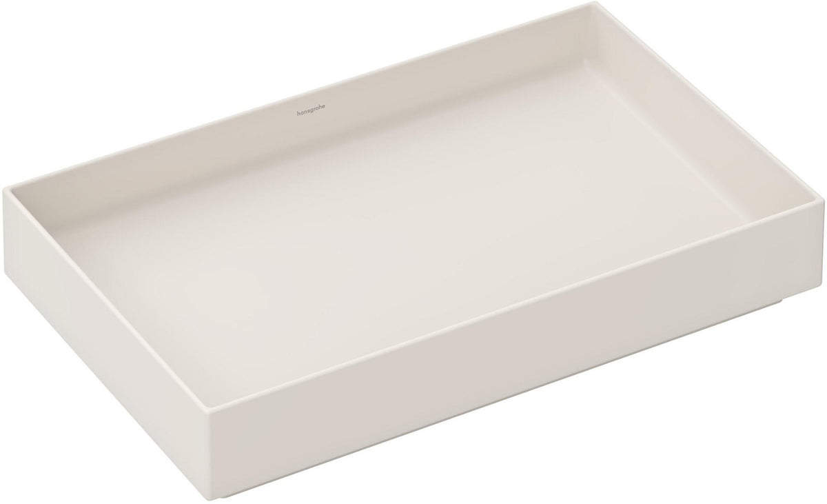 HANSGROHE Aufsatzwaschtisch Xuniva Evo E 650x400mm matt schwarz ohne Hahnloch