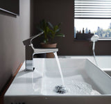 HANSGROHE Metropol Einhebel-Waschtischmischer 100 mit Push-Open Ablaufgarnitur, chrom