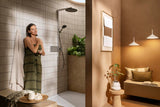 HANSGROHE Raindance Alive S 300 1jet Duschsystem mit Thermostat ShowerSelect Comfort E – Schwarz