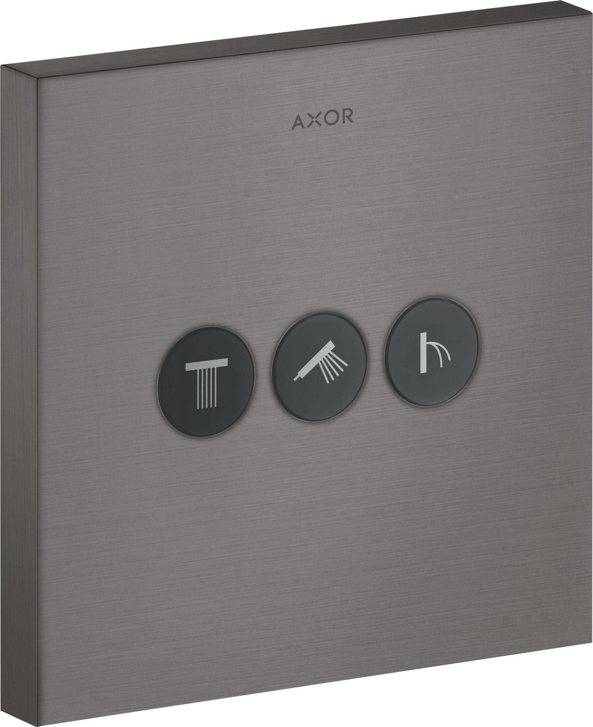 AXOR ShowerSelect Square UP Ventil für 3 Verbraucher – chrom, Select-Button, eckig