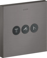 AXOR ShowerSelect Square UP Ventil für 3 Verbraucher – chrom, Select-Button, eckig