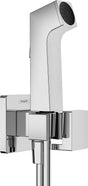 Hansgrohe Bidette-Handbrause 1 Jet Chrom mit Brausehalter und 1250 mm Schlauch