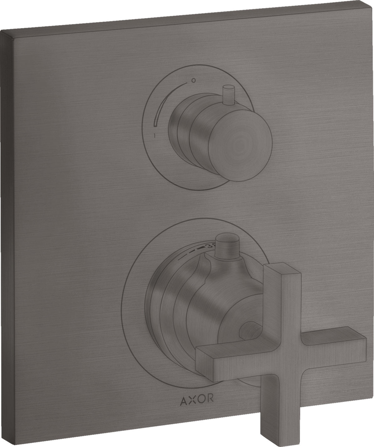 AXOR CITTERIO Unterputz-Thermostat mit Ab-/Umstellventil Kreuzgriff Chrom