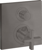 AXOR CITTERIO Unterputz-Thermostat mit Ab-/Umstellventil Kreuzgriff Chrom