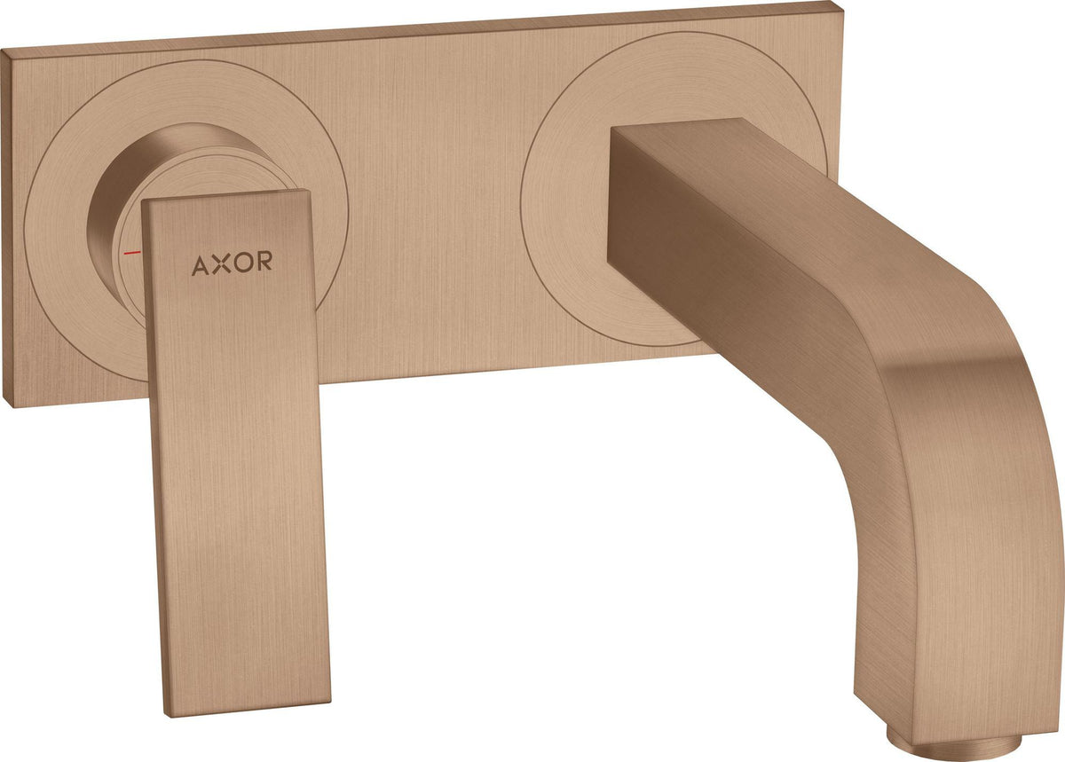 AXOR CITTERIO Fertigmontageset Unterputz-Waschtischmischer 220 mm Hebelgriff Gold