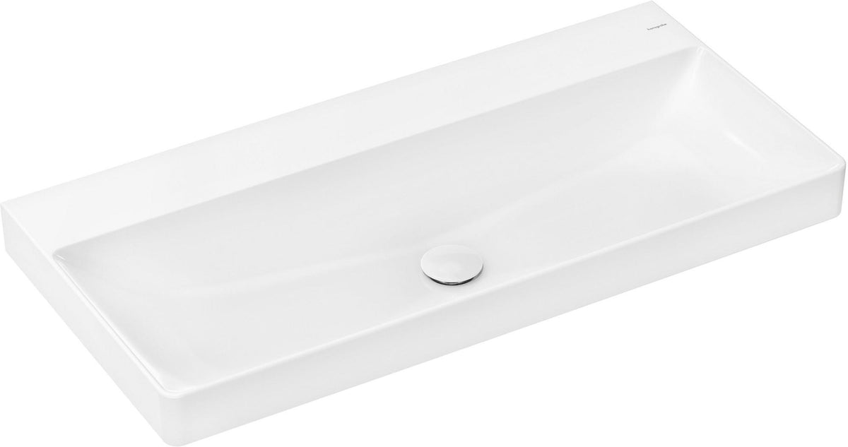 HANSGROHE Xelu Q Aufsatzwaschtisch 1000x480mm weiß geschliffen mit SmartClean