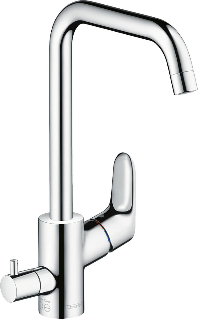HANSGROHE HG Einhebel-Küchenmischer 260 FOCUS DN 15 mit Geräteabsperrventil Chrom