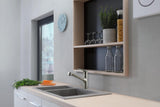 HANSGROHE Focus M42 Spültischmischer 150 Ausziehauslauf chrom – ComfortZone, MagFit, Quick-Connect