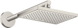 AXOR ShowerSolutions Brausearm 390 mm Chrom – Wandmontage mit Rosette