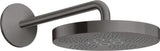 AXOR ONE 280 1jet Kopfbrause mit Brausearm, chrom – PowderRain & Rain, 280 mm, Antikalk