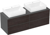 HANSGROHE Xevolos E Aufsatz-Handwaschbecken 600x480mm weiß SmartClean