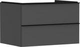 HANSGROHE Waschtischunterschrank Xelu Q 780 mm weiß hochglanz mit SoftClose und Inneneinteilung