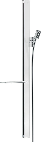 HANSGROHE RAINDANCE Unica E Brausestange 90 cm Chrom mit Handbrausehalterung und Ablage