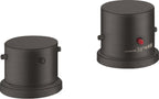 schwarz / brushed black chrome
