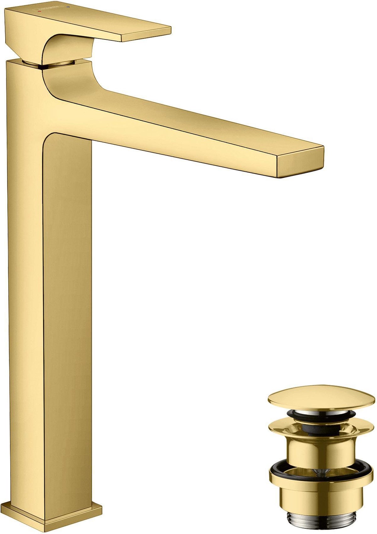 HANSGROHE Metropol Einhebel-Waschtischmischer 260 mit Push-Open Ablaufgarnitur, chrom
