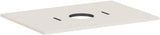 HANSGROHE Konsole Xilesa E 780x550mm Eiche mit mittigem Ausschnitt für Aufsatzwaschtisch ohne Hahnloch