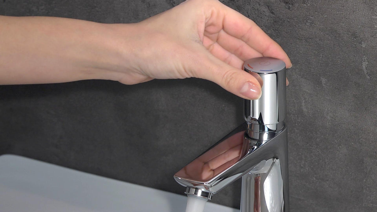 HANSGROHE Talis E Select Waschtisch-Einhandhebelmischer DN 15 Chrom mit Zugstangen-Ablaufgarnitur