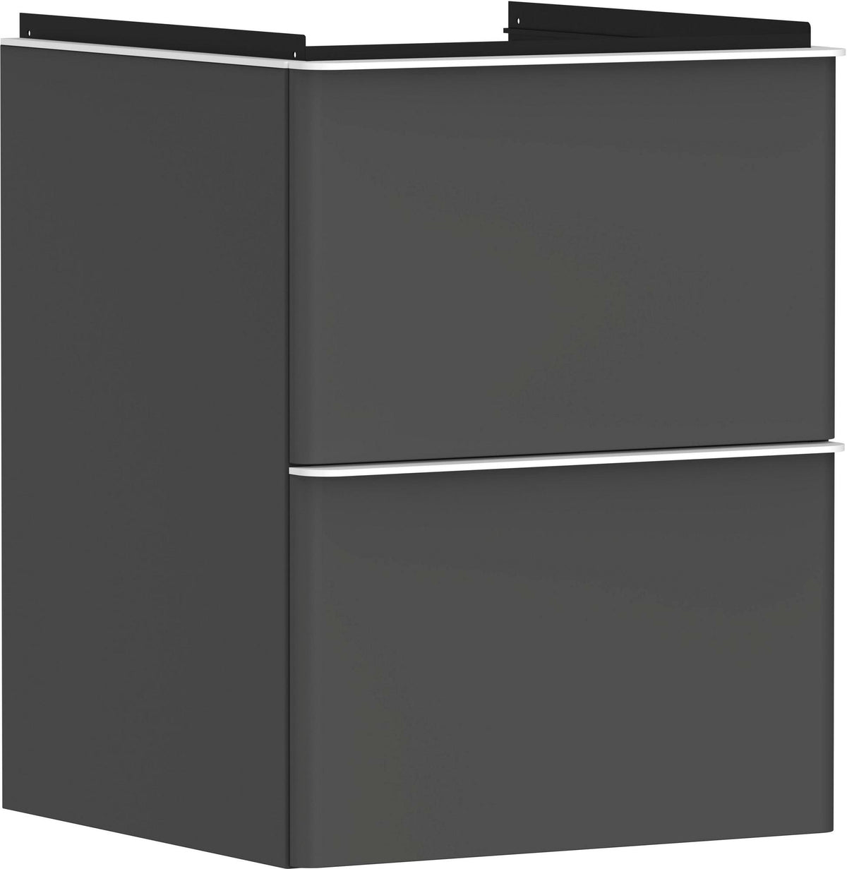 Hansgrohe Xelu Q Waschtischunterschrank 480 mm weiß hochglanz mit 2 Schubkästen und SoftClose