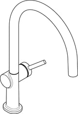 HANSGROHE Talis M54 220 Spültisch-Einhandmischer Chrom – ComfortZone 220, 4-fach schwenkbarer Auslauf