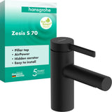 HANSGROHE Zesis S Standventil 70 ohne Ablaufgarnitur Chrom – ComfortZone