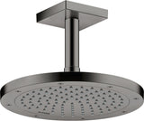 AXOR Kopfbrause 245 1 Jet EcoSmart Chrom – Rain-Duschkopf für Wand- und Deckenmontage