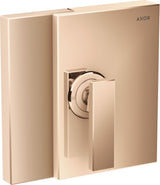 AXOR Edge Fertigmontageset Unterputz Brausenmischer Chrom – Thermostatisch, 1 Verbraucher