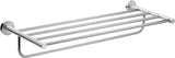 HANSGROHE Logis Universal Handtuchablage mit Badetuchhalter – Chrom, 600 mm, Messing