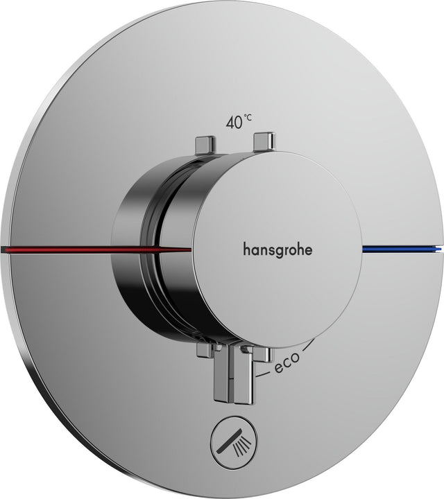 HANSGROHE ShowerSelect Comfort S Thermostat Unterputz Chrom – 1 Verbraucher + Abgang