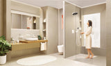 HANSGROHE Tecturis S Einhebel-Waschtischmischer Unterputz für Wandmontage mit 165 mm Ausladung, Chrom