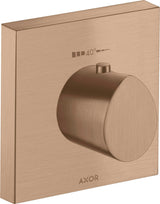AXOR Starck Organic Highflow Unterputz-Thermostat 12x12 in Chrom – thermostatische Temperaturregelung