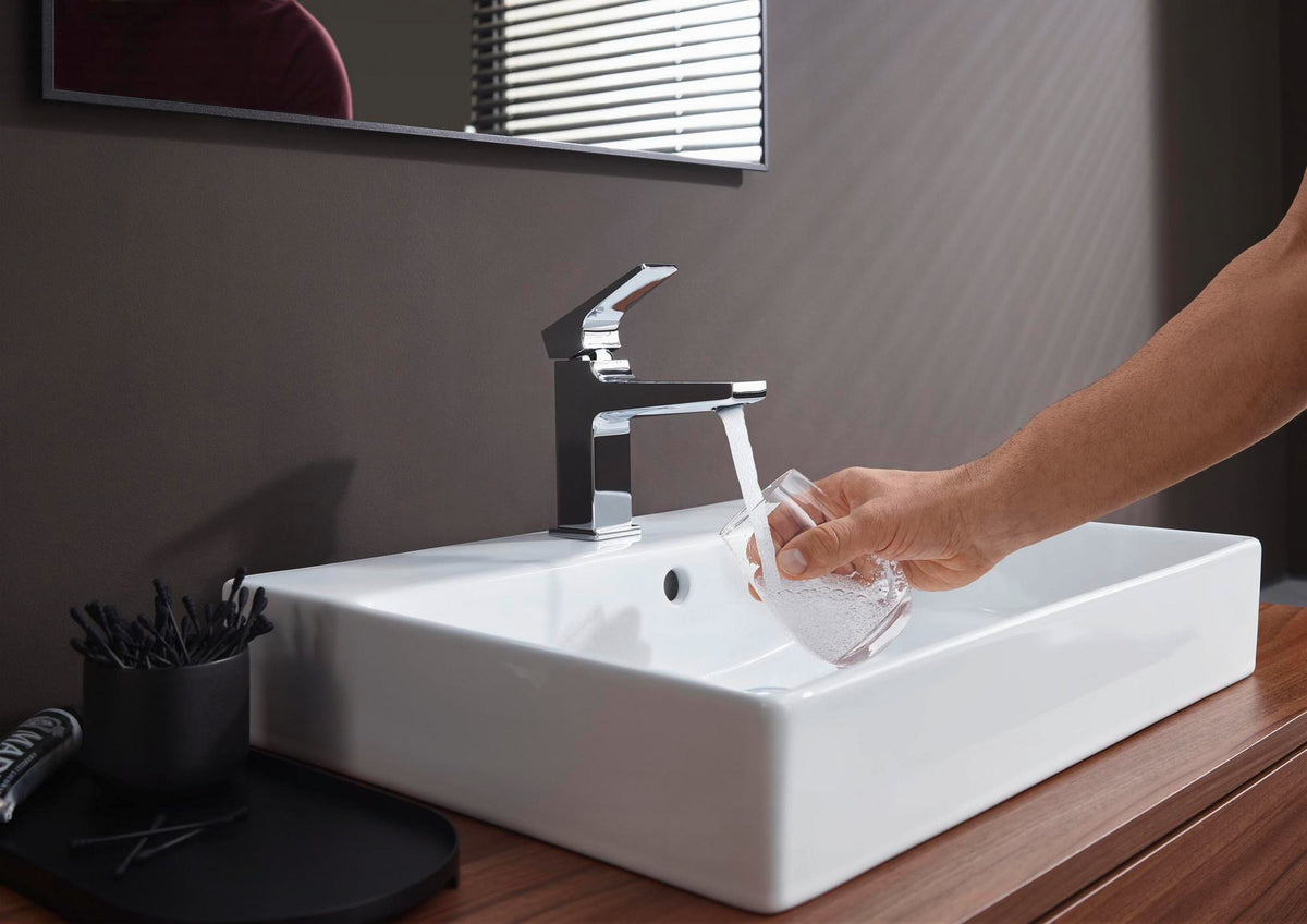 HANSGROHE Metropol Einhebel-Waschtischmischer 100 mit Push-Open Ablaufgarnitur, chrom