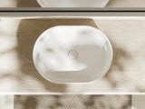 HANSGROHE Xelu Q Konsole 1360 mm weiß hochglanz mit 2 Ausschnitten ohne Hahnloch