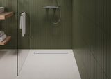 Hansgrohe RainDrain Go Komplettset Duschrinne 1200 mm rückseitig befliesbar für Stand- und flache Installation