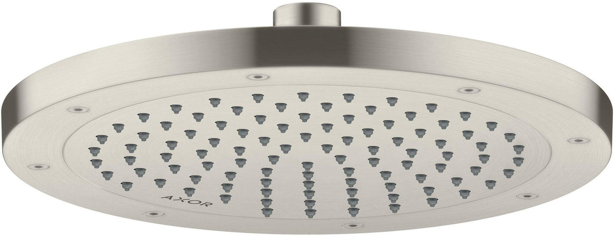 AXOR Kopfbrause 245 1 Jet EcoSmart Chrom – Rain-Duschkopf für Wand- und Deckenmontage