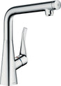 HANSGROHE Metris Select M71 Küchenmischer 320 mm mit Select-Knopf und ComfortZone
