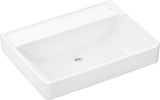 HANSGROHE Xanuia Q Waschtisch 650x480mm weiß SmartClean ohne Hahnloch mit Überlauf