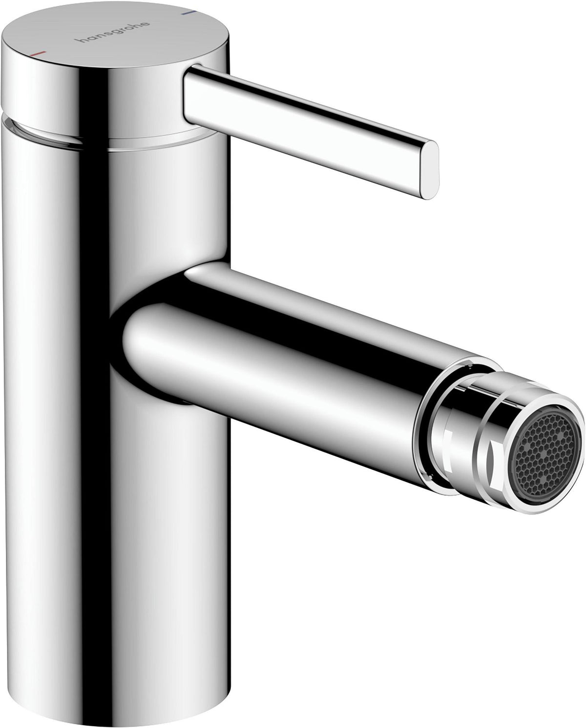 HANSGROHE Zesis S Bidetmischer mattschwarz mit Zugstangen-Ablaufgarnitur