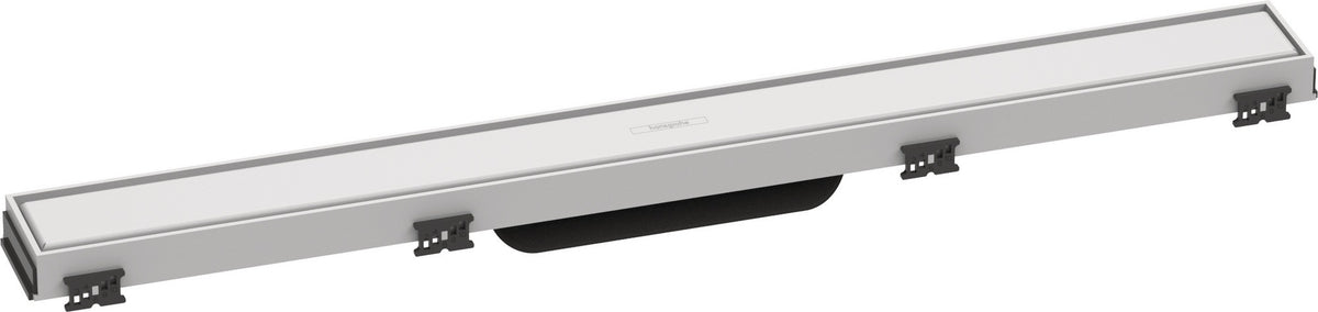 HANSGROHE RainDrain Match Duschrinne 600 mm mattschwarz höhenverstellbar