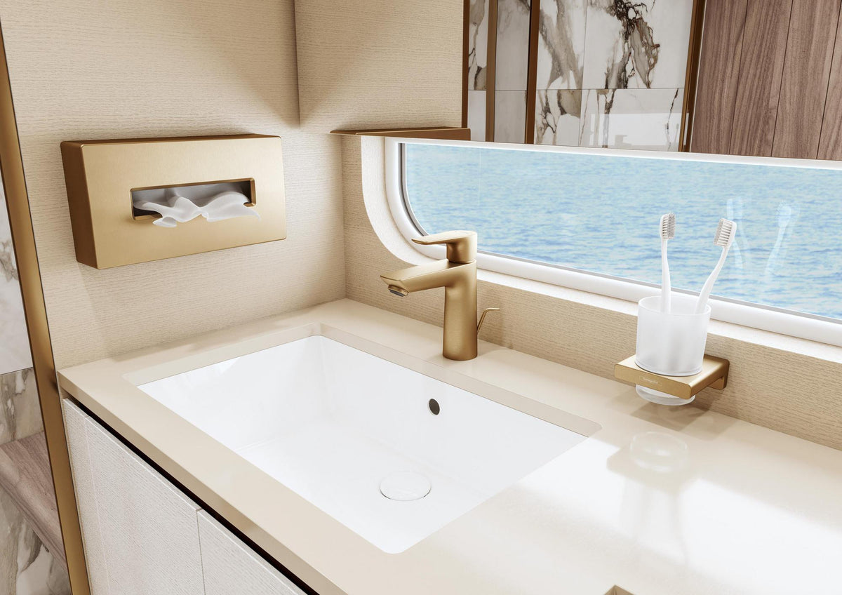 HANSGROHE Talis E Einhebel-Waschtischmischer 110 CoolStart mit Ablaufgarnitur, chrom