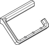 AXOR Universal Papierrollenhalter in Chrom – Wandmontage, verdeckte Befestigung, Softsquare Design