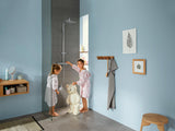 HANSGROHE Showerpipe Croma E 280 1jet Chrom mit Brausethermostat – Duschsystem