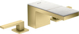 AXOR MYEDITION 3-Loch-Waschtischmischer 70 ohne Platte in polished gold optic – PowderRain
