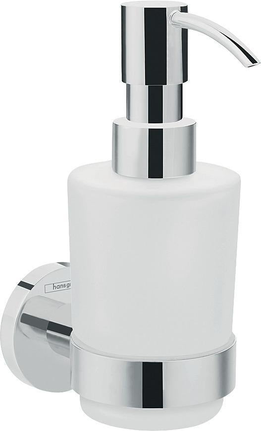 HANSGROHE HG Seifenspender Logis Universal chrom – 200 ml Flüssigseife, Wandmontage