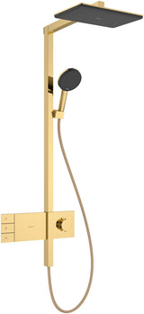 HANSGROHE Duschsystem Raindance Alive Q 2jet EcoSmart mit ShowerSelect Comfort Thermostat