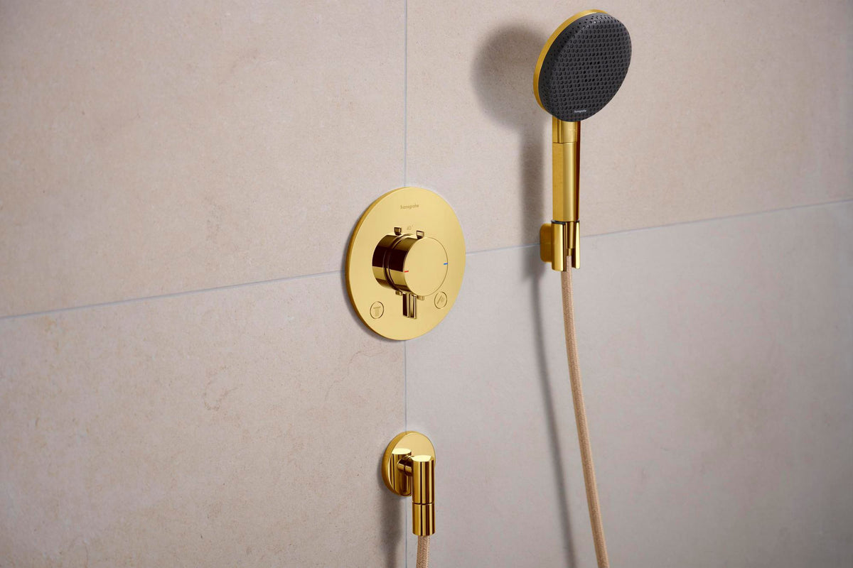 HANSGROHE Porter Fine Brausehalter – Wandhalterung aus Metall für konische Brauseschläuche