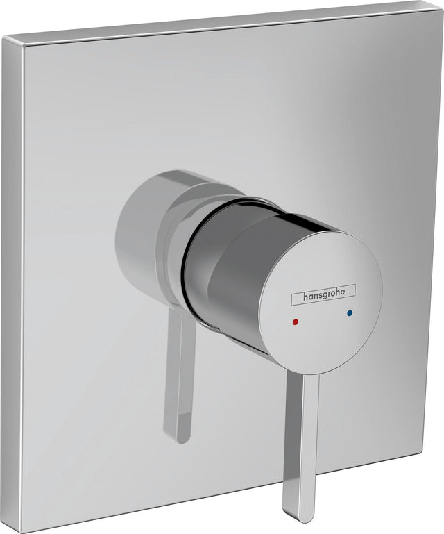 HANSGROHE Finoris Fertigmontageset für Unterputz-Brausemischer – Chrom, quadratisch, thermostatisch