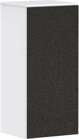 HANSGROHE Halbhochschrank Xevolos E 890 mm mit PushOpen, Eiche dunkel/Weiß, links