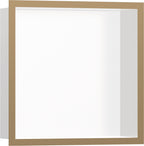 brushed bronze / 300x300x100mm