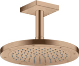 AXOR Kopfbrause 245 1 Jet EcoSmart Chrom – Rain-Duschkopf für Wand- und Deckenmontage