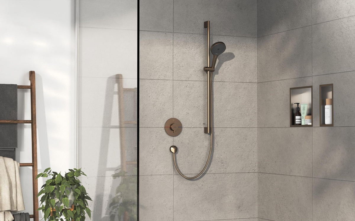 HANSGROHE ShowerSelect Comfort S Thermostat Unterputz Chrom – 1 Verbraucher, Select-Taste, iBox universal 2